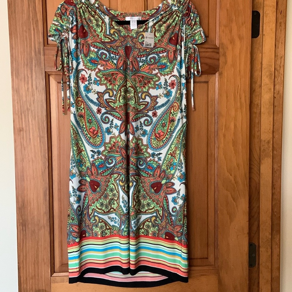 London Times dress New with Tags size 10 multi color paisley